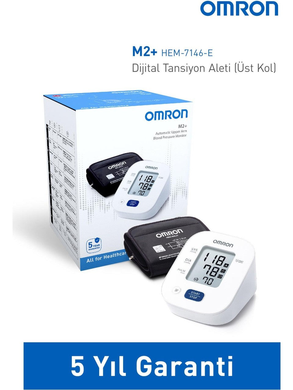 M2+ Üst Koldan Ölçer Tansiyon Aleti