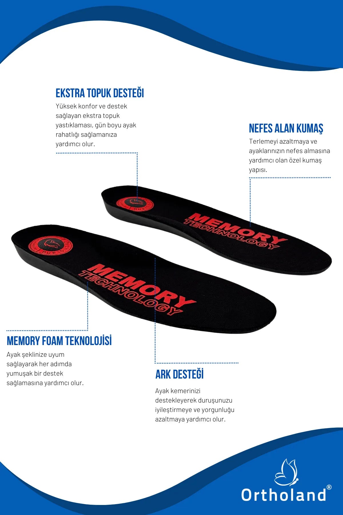 Flymax Memory Insole Tabanlık