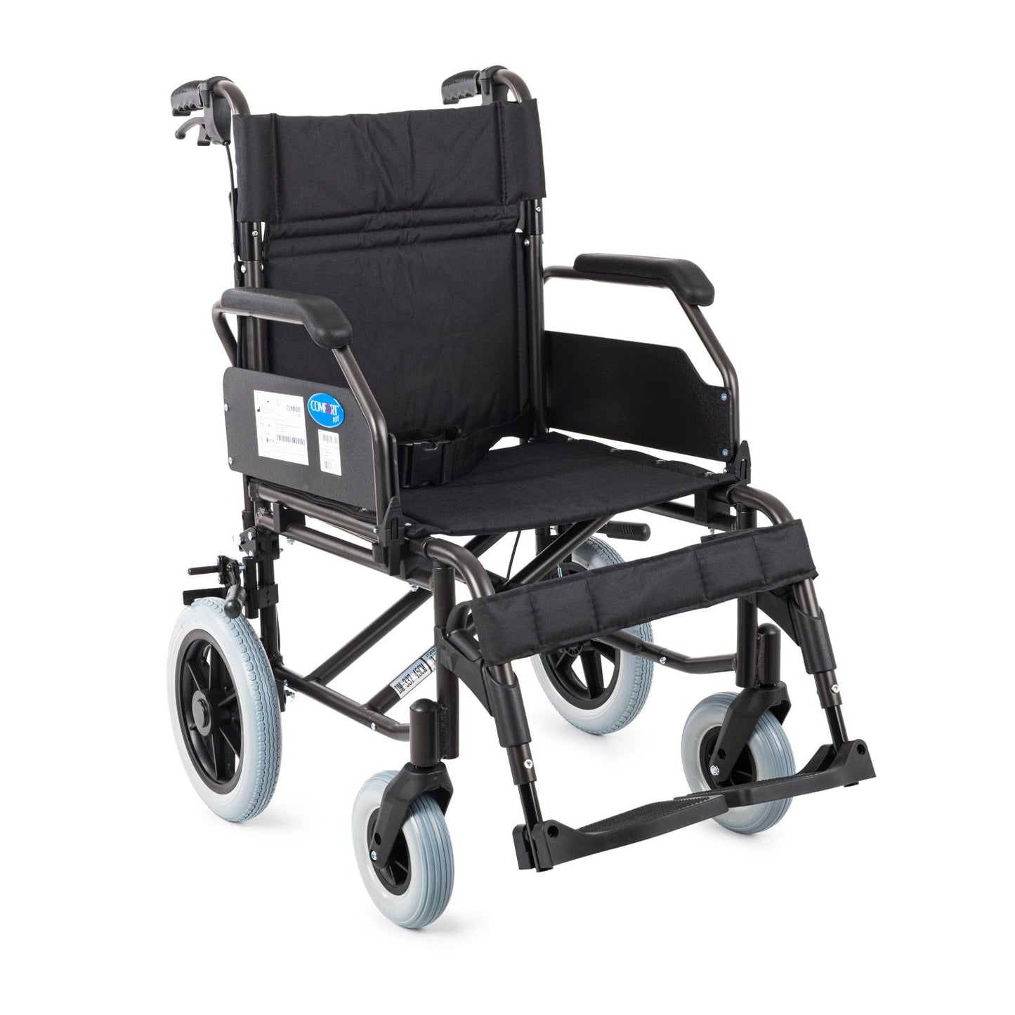 Comfort Plus YK9064F (DM-337 45cm) Kahverengi Alüminyum Özellikli Transfer Tekerlekli Sandalye