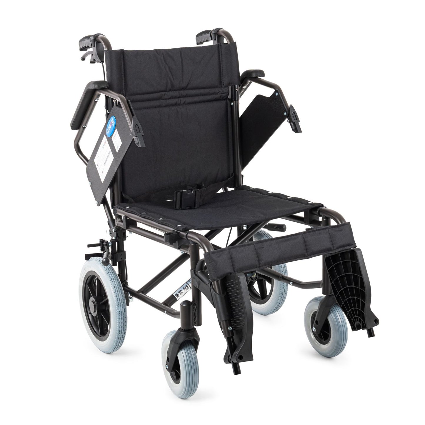 Comfort Plus YK9064F (DM-337 45cm) Kahverengi Alüminyum Özellikli Transfer Tekerlekli Sandalye
