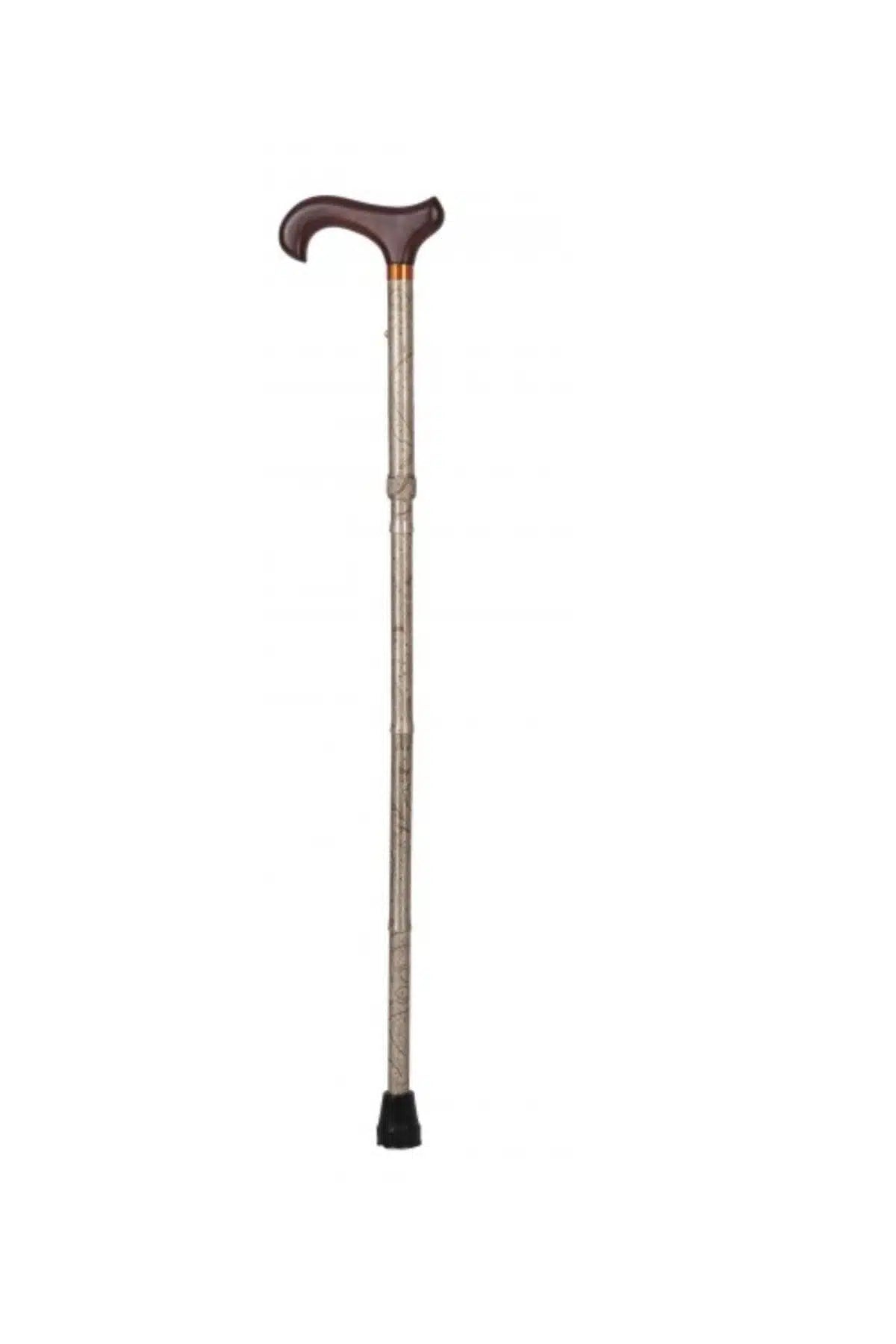 Fashion foldable beige walking stick