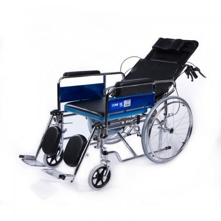 Comfort Plus KY609GC911 Sırtı Yatar Ayak Kalkar Tuvalet Özellikli Tekerlekli Sandalye