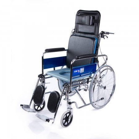 Comfort Plus KY609GC911 Sırtı Yatar Ayak Kalkar Tuvalet Özellikli Tekerlekli Sandalye