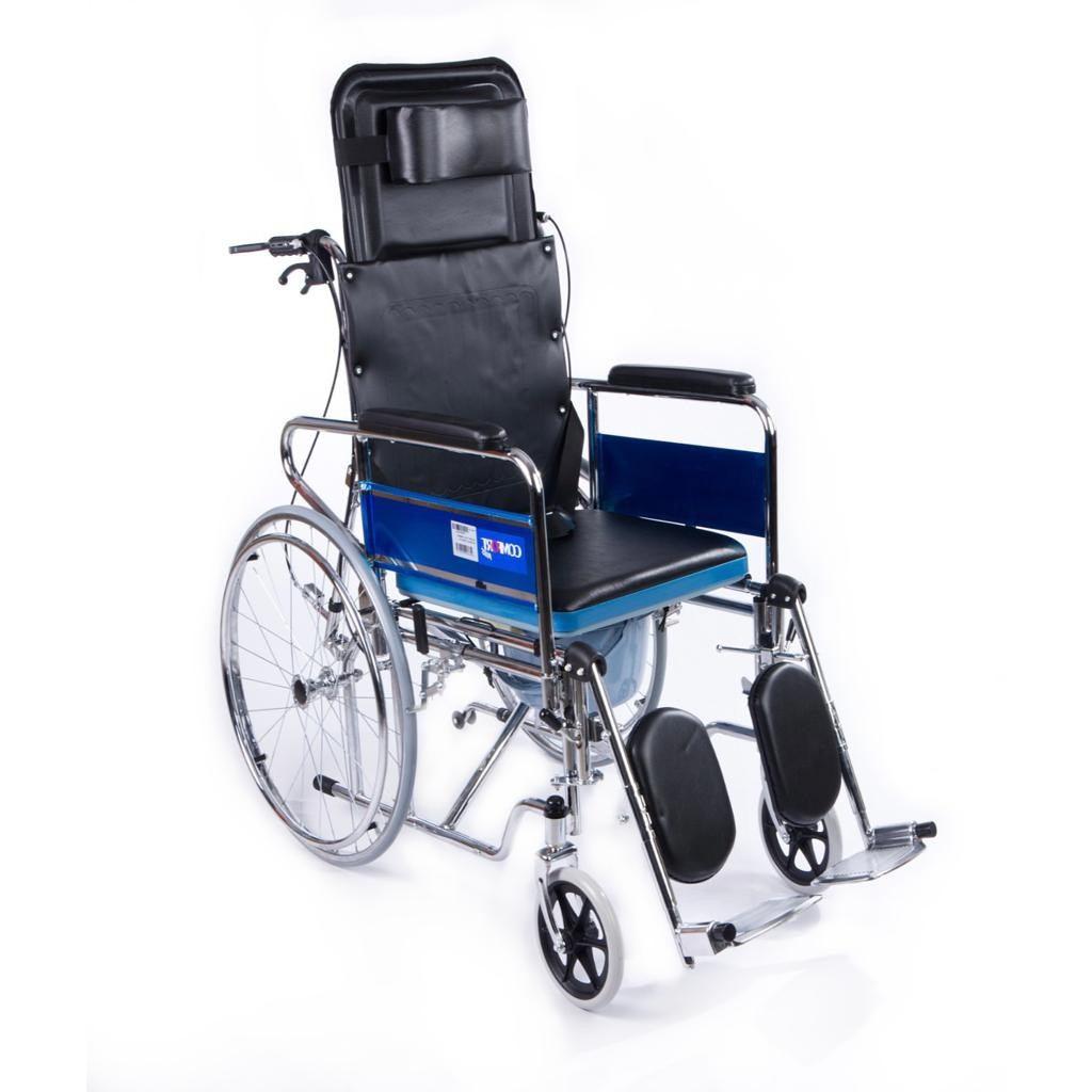 Comfort Plus KY609GC911 Sırtı Yatar Ayak Kalkar Tuvalet Özellikli Tekerlekli Sandalye