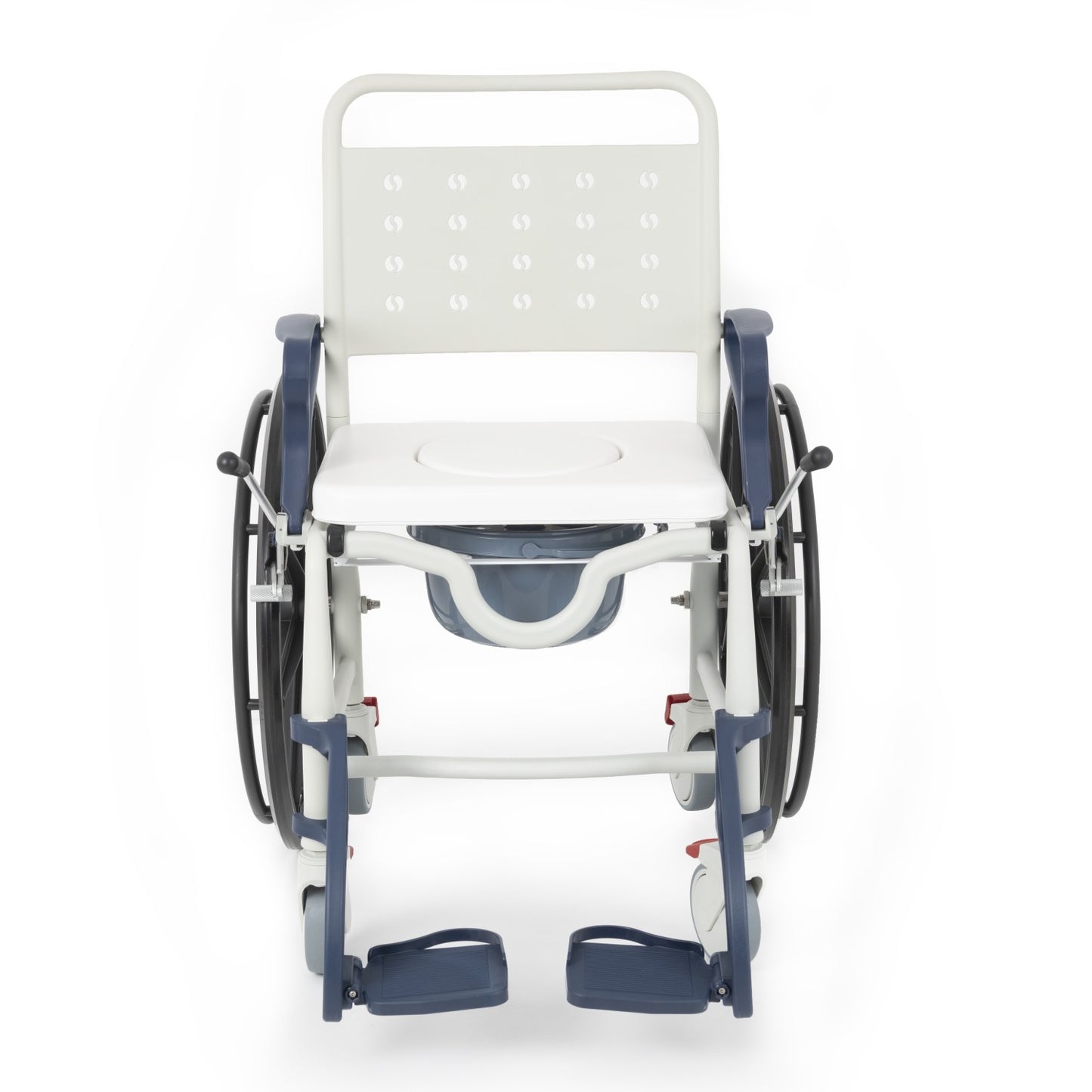 Comfort Plus DM-8088D Soft Lacivert Banyo ve Tuvalet Tekerlekli Sandalye