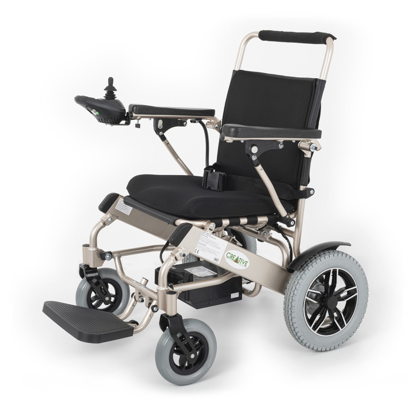 Creative CR-6012 Large Lityum Pilli Akülü Tekerlekli Sandalye 51cm (Uzaktan Kumandalı)