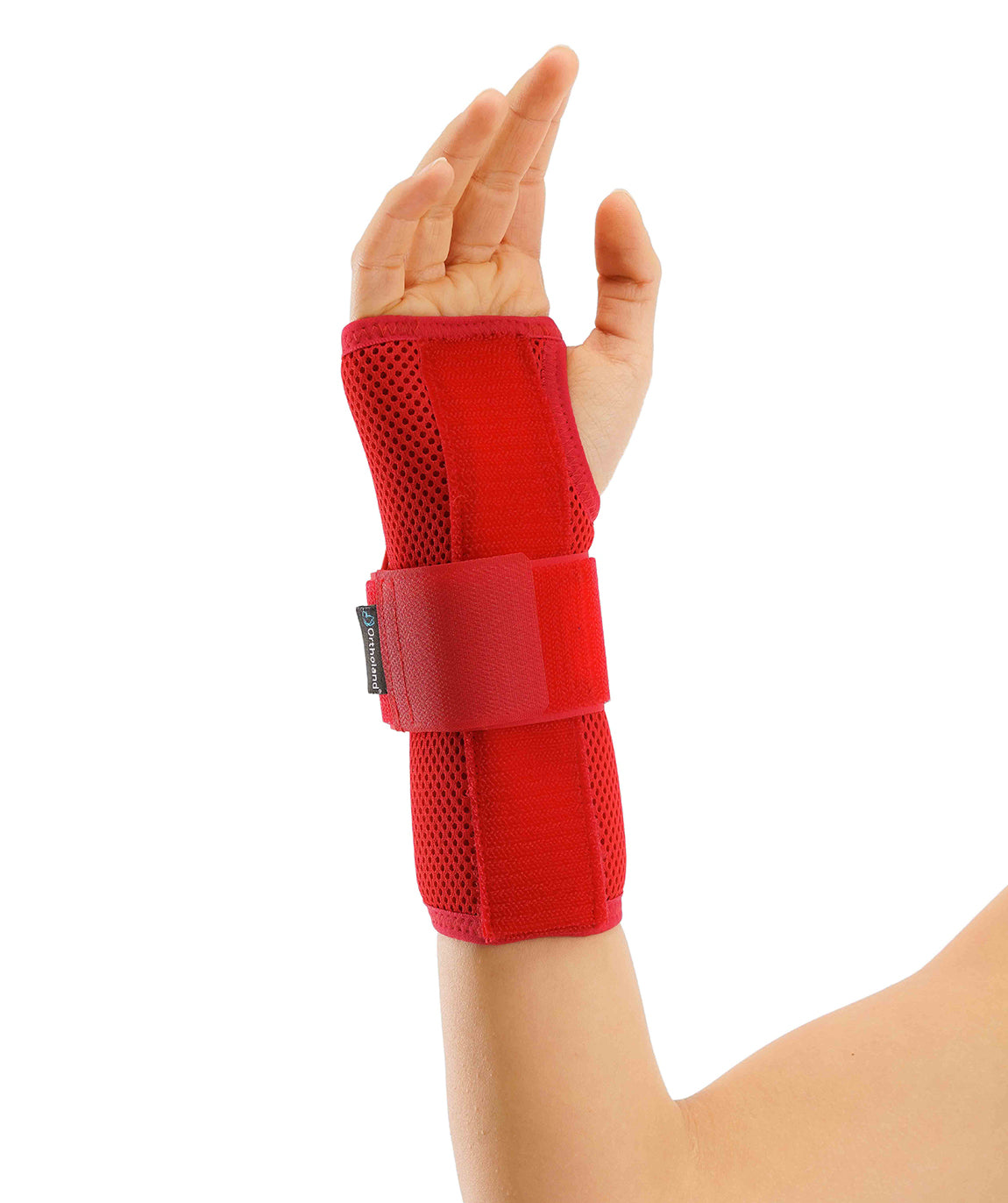 STATIC WRIST SPLINT RED UNSIZE (AIRTEX FABRIC)
