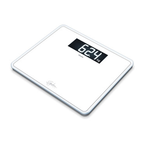 Beurer GS 410 SignatureLine White Glass Bathroom Scale