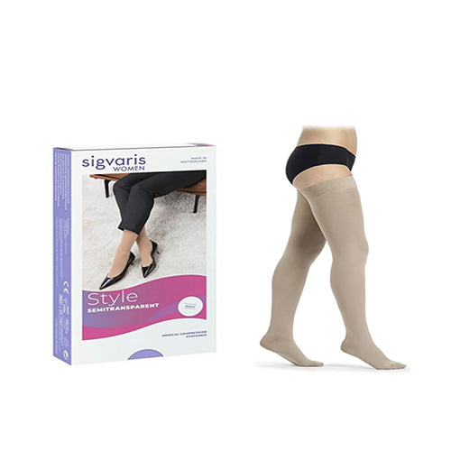 Semi-transparent (magic) Series Silicone Varicose Stockings Up to the Crotch