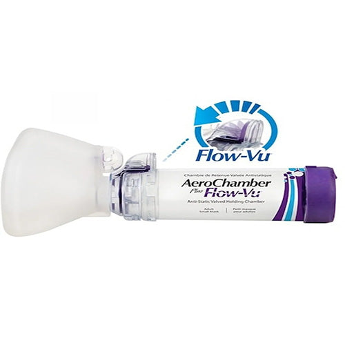 Aerochamber Flow-vu + 5 Years Purple