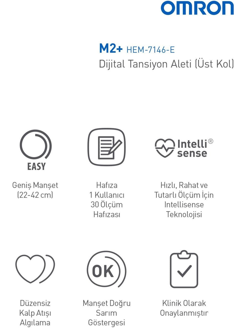 M2+ Üst Koldan Ölçer Tansiyon Aleti