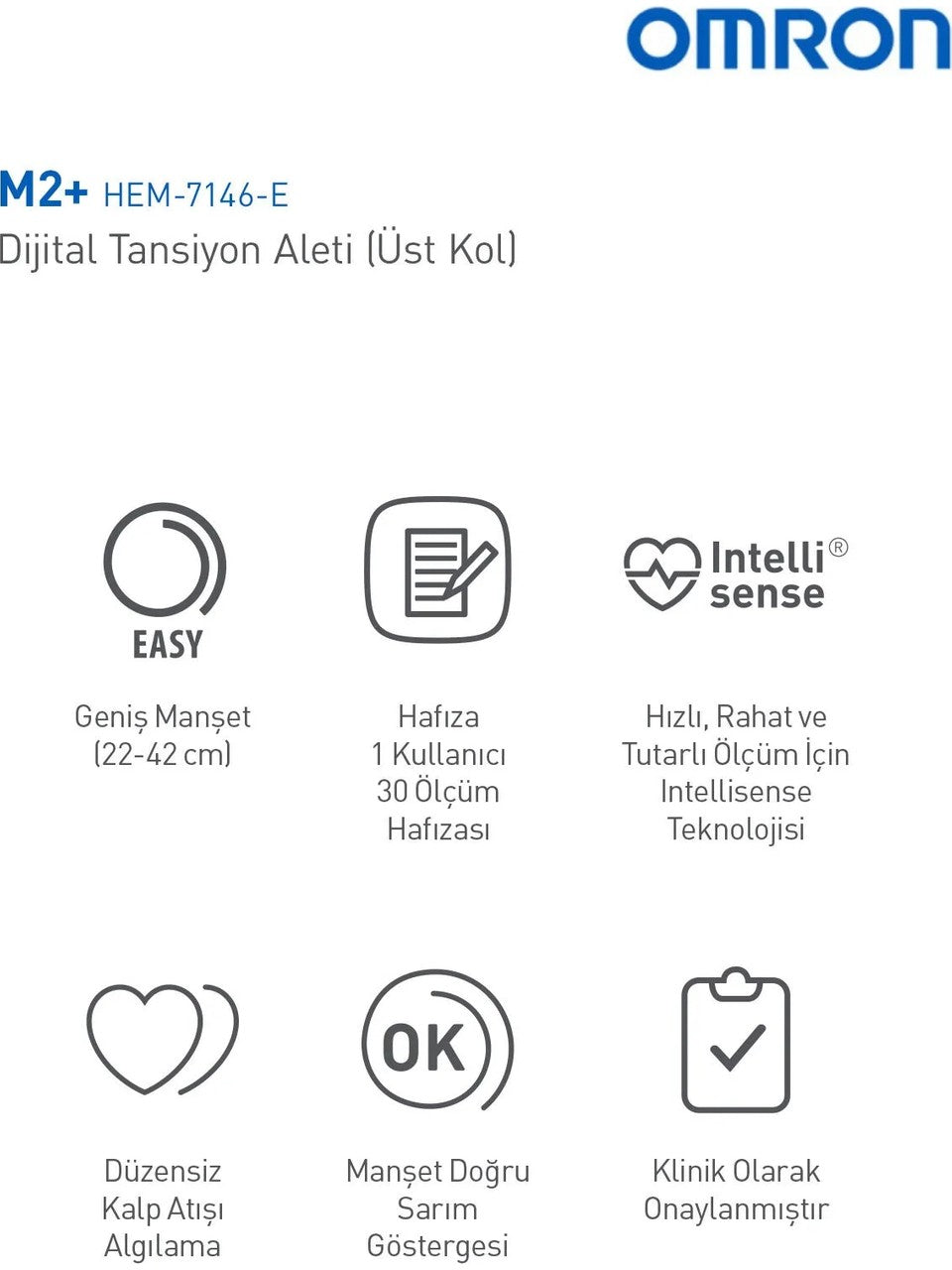 M2+ Üst Koldan Ölçer Tansiyon Aleti