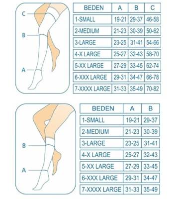 ORTHOLAN BELOW KNEE VARICOSE STOCKINGS 