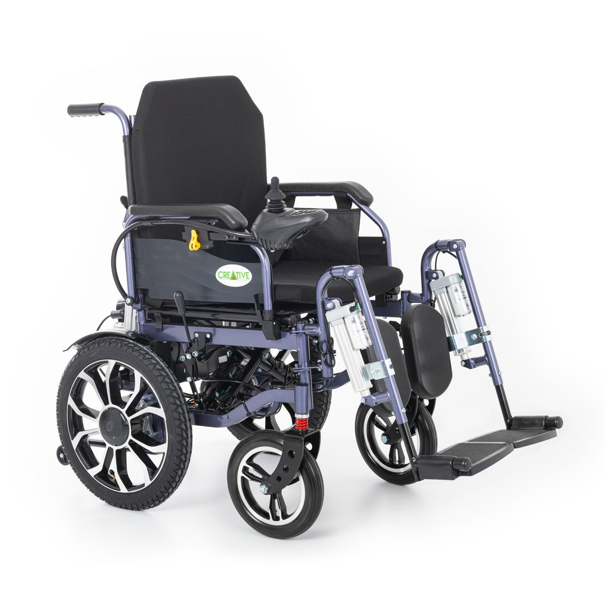 Creative CR-8012 Akülü Tekerlekli Sandalye Özellikli Motorlu Sırt Yatar ve Motorlu Ayak Kalkar (Havalı Minder) Hediyeli