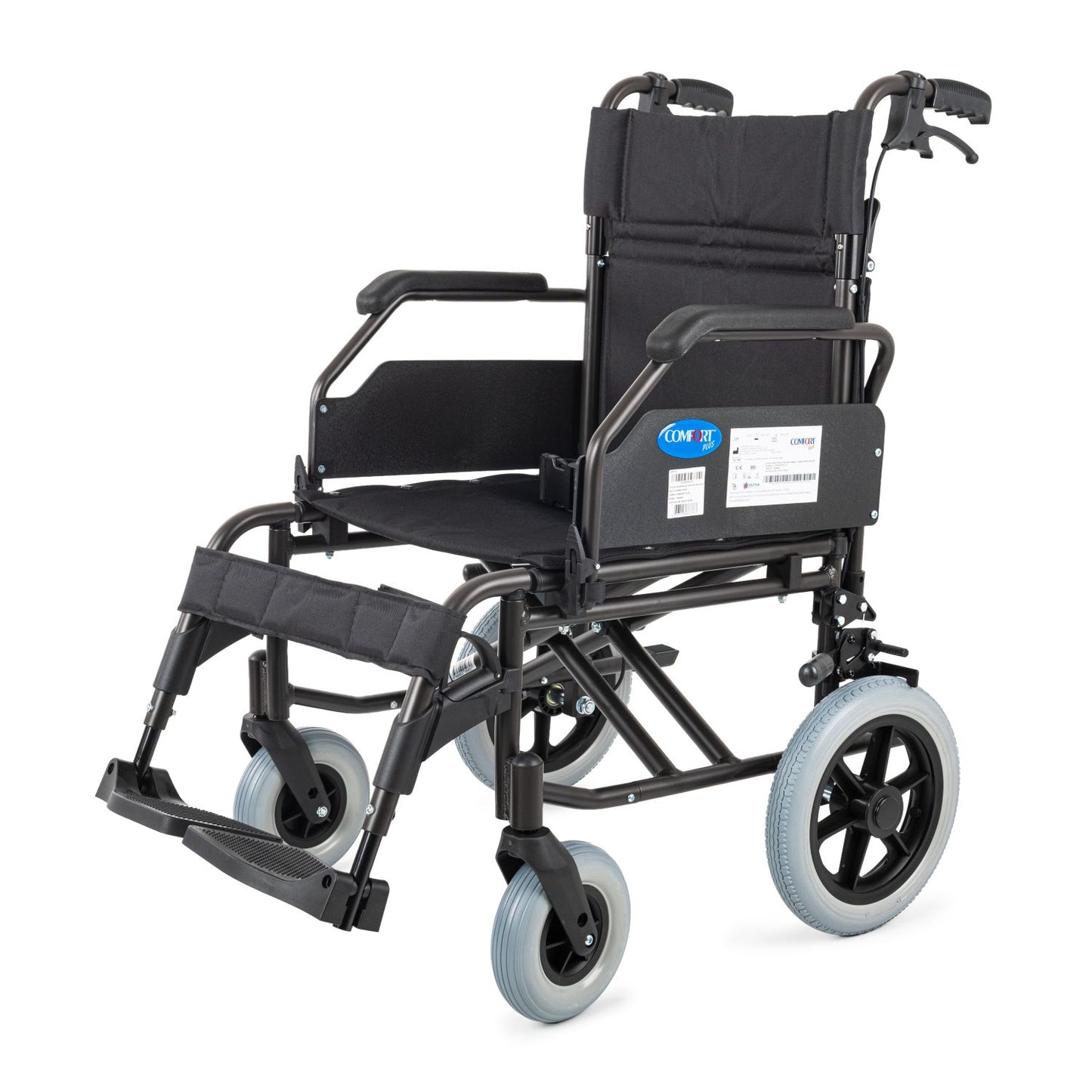 Comfort Plus YK9064F (DM-337 45cm) Kahverengi Alüminyum Özellikli Transfer Tekerlekli Sandalye