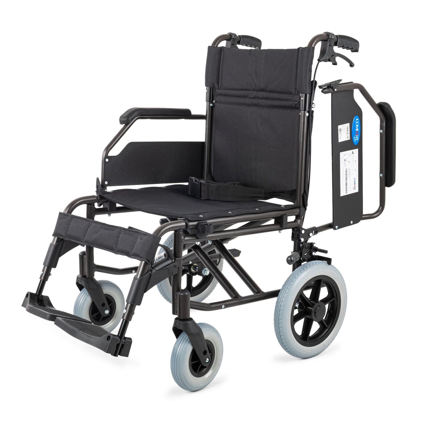 Comfort Plus YK9064F (DM-337 45cm) Kahverengi Alüminyum Özellikli Transfer Tekerlekli Sandalye