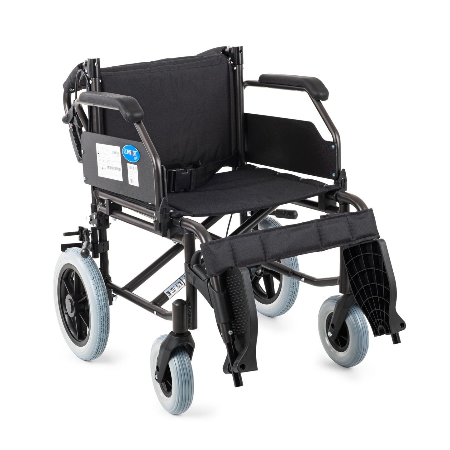 Comfort Plus YK9064F (DM-337 45cm) Kahverengi Alüminyum Özellikli Transfer Tekerlekli Sandalye