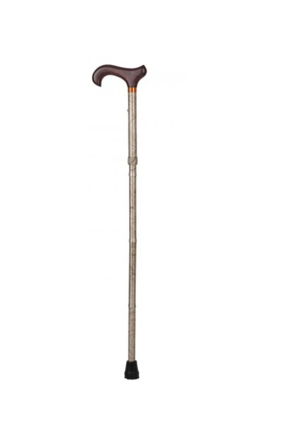 Fashion foldable beige walking stick