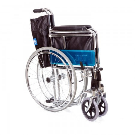 Comfort Plus BZ809 Leather Nickel Coated Standard Wheelchair