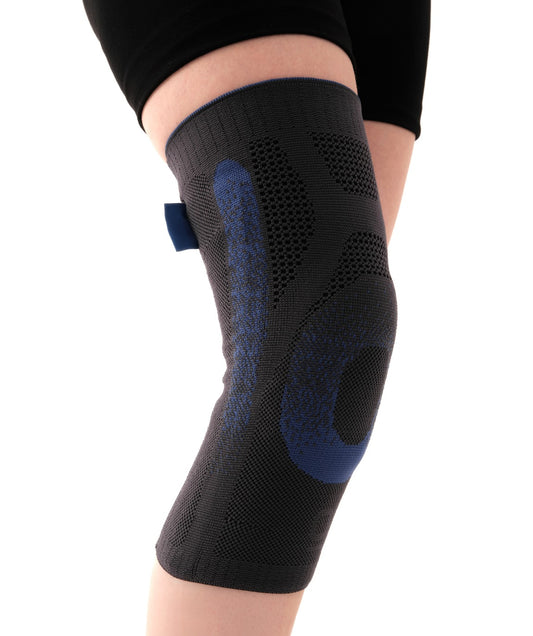 LIGAMENT AND PATELLA SUPPORTED (FLEXIBLE BASED) KNEE SUPPORT (KNITTED FABRIC) 