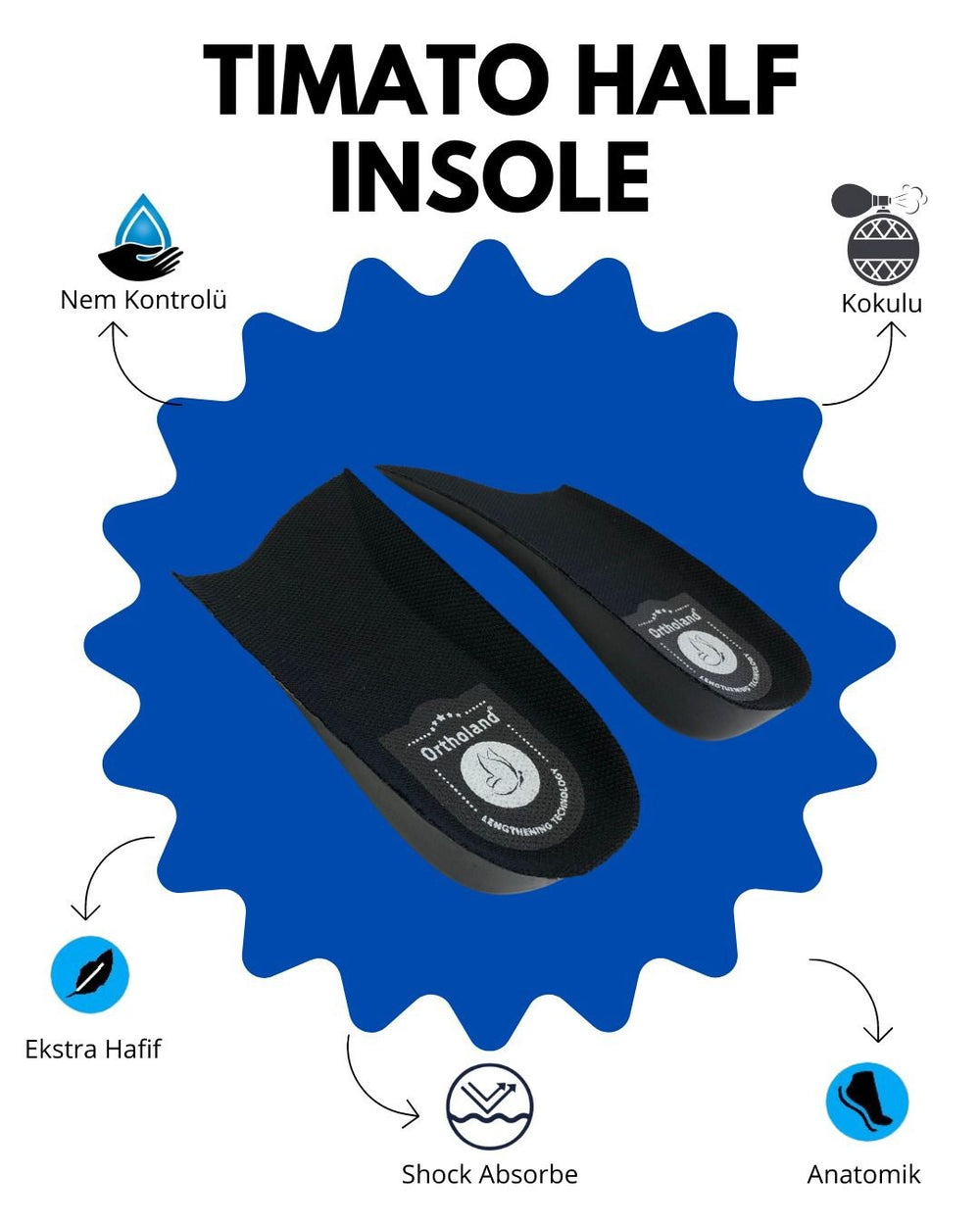 TIMATO HALF INSOLE 