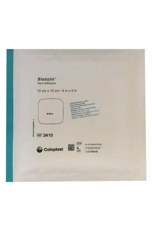 Biatain Non-adhesive 10*10 Cm 4*4 In Ref:33410 (10 Adet )