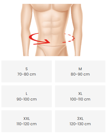 LUMBOSACRAL SILICONE SUPPORTED CORSET (KNITTED FABRIC) 