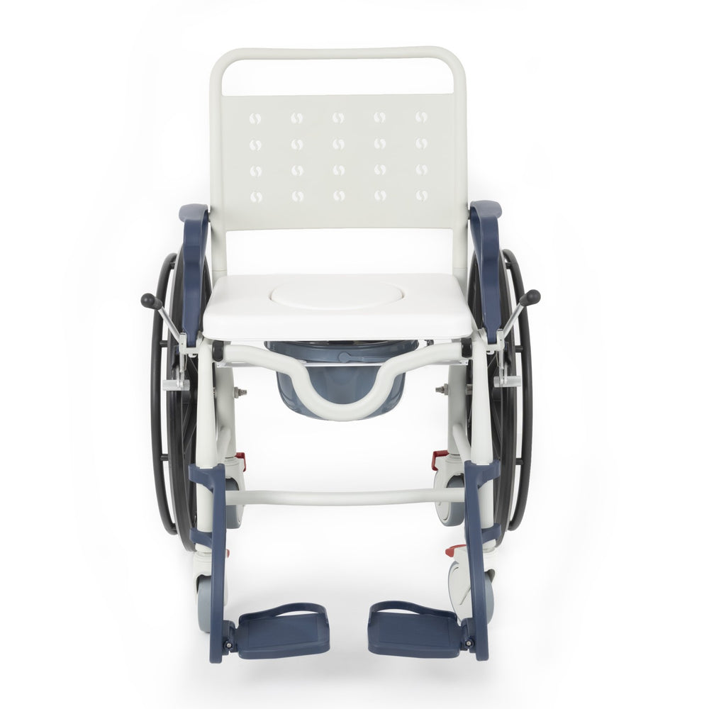 Comfort Plus DM-8088D Soft Lacivert Banyo ve Tuvalet Tekerlekli Sandalye