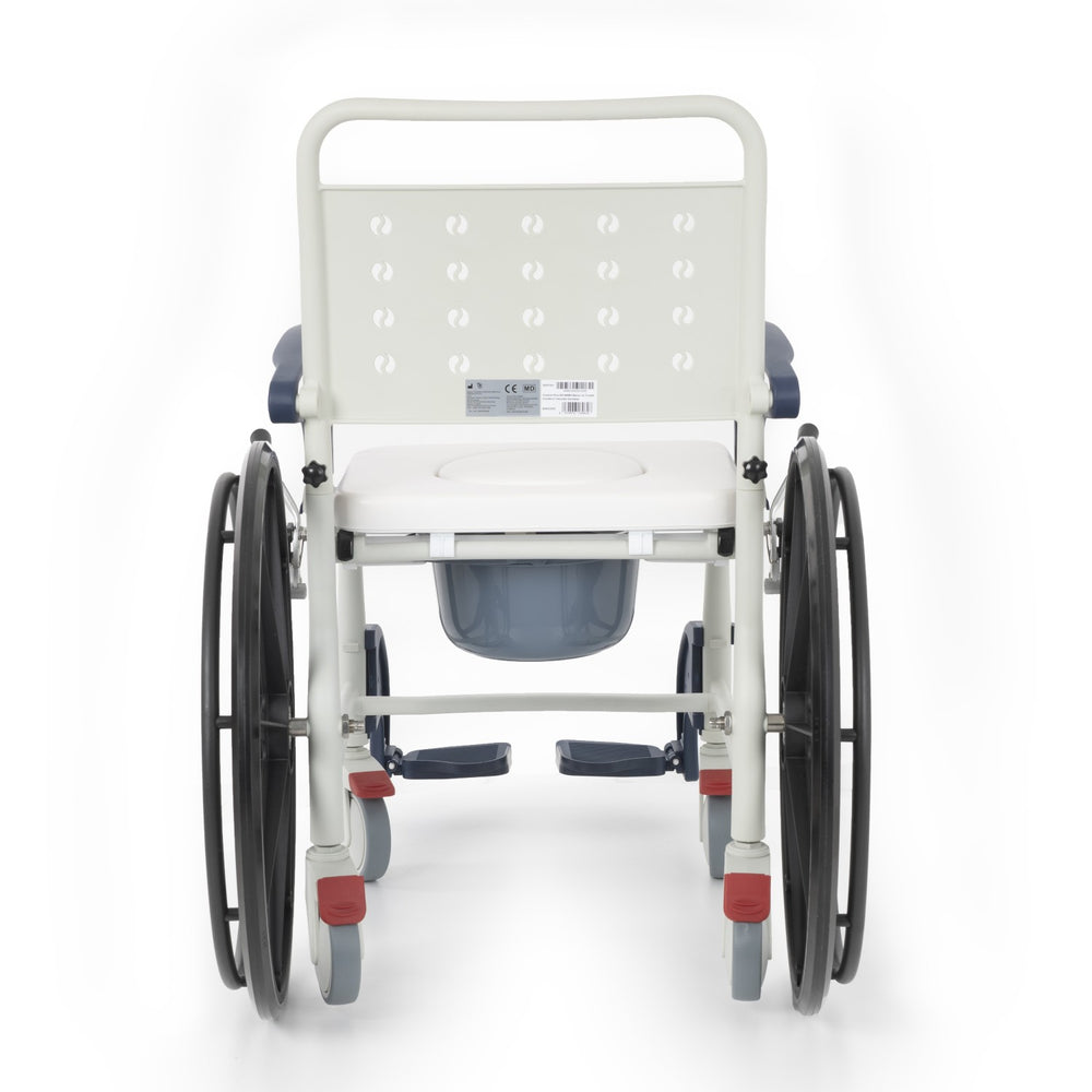 Comfort Plus DM-8088D Soft Lacivert Banyo ve Tuvalet Tekerlekli Sandalye
