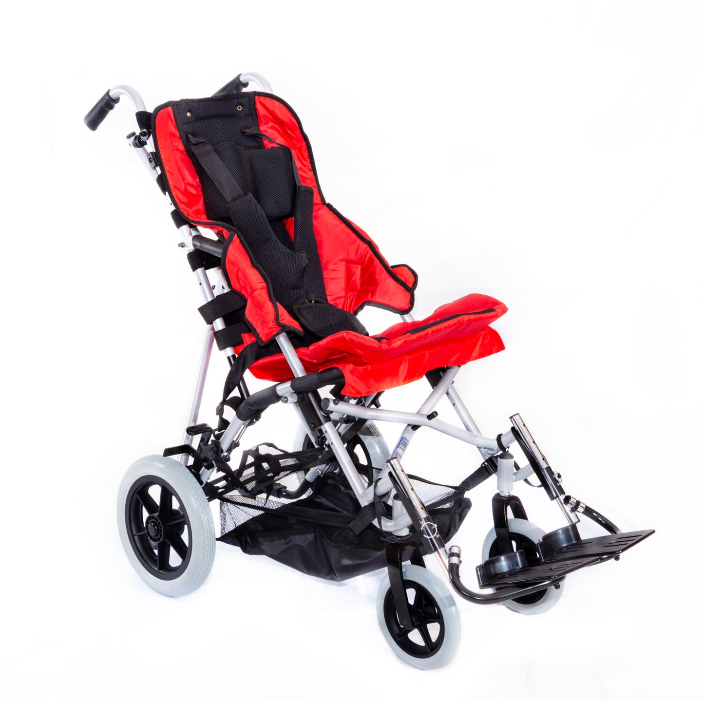 Comfort Plus DM-BOSS Red Disabled Pediatric Walking Stick Stroller