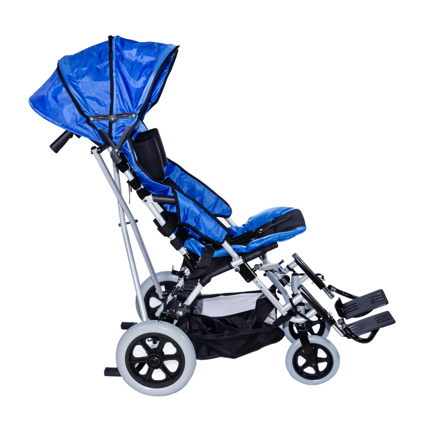 Comfort Plus DM-BOSS Blue Disabled Pediatric Walking Stick Stroller 