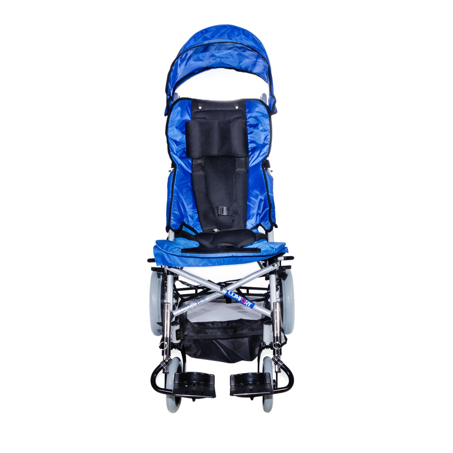 Comfort Plus DM-BOSS Blue Disabled Pediatric Walking Stick Stroller 