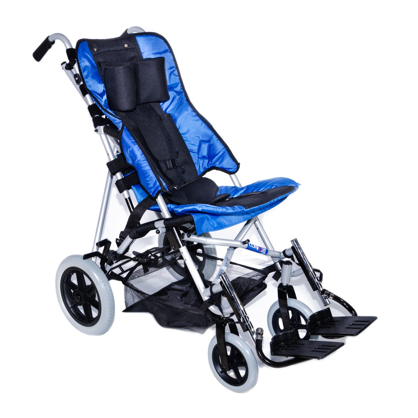 Comfort Plus DM-BOSS Blue Disabled Pediatric Walking Stick Stroller 