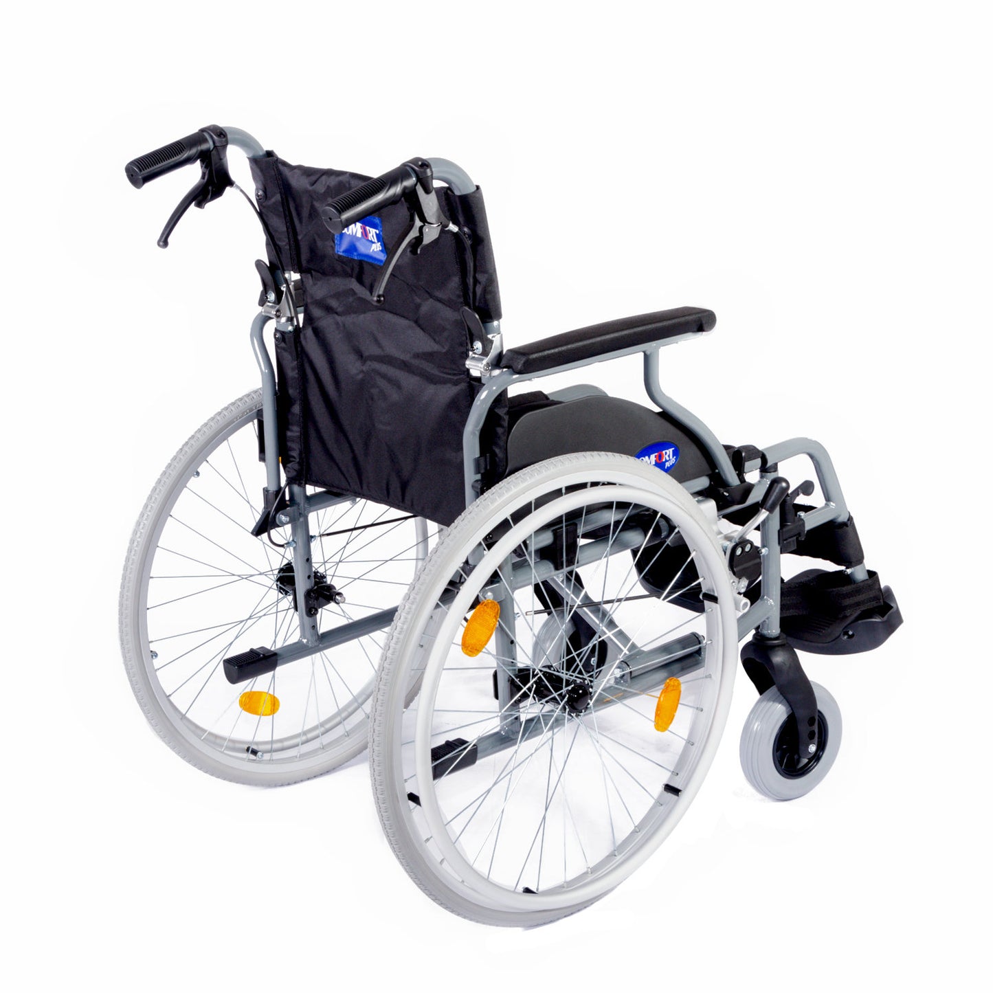 Comfort Plus DM-317 Gray Lightweight Aluminum Wheelchair