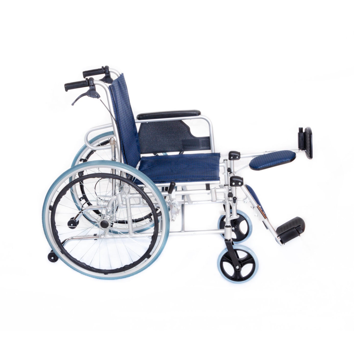 Comfort Plus KY954LGC-46 Aluminum Wheelchair with Reclining Back and Footrest