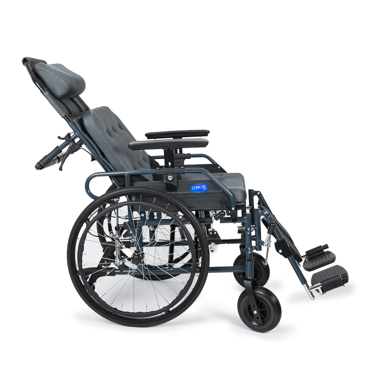 Comfort Plus KY954LGC-46 Lux Özellikli Tekerlekli Sandalye (Baş,Boyun Destekli)Baldır Destekli Ayaklar