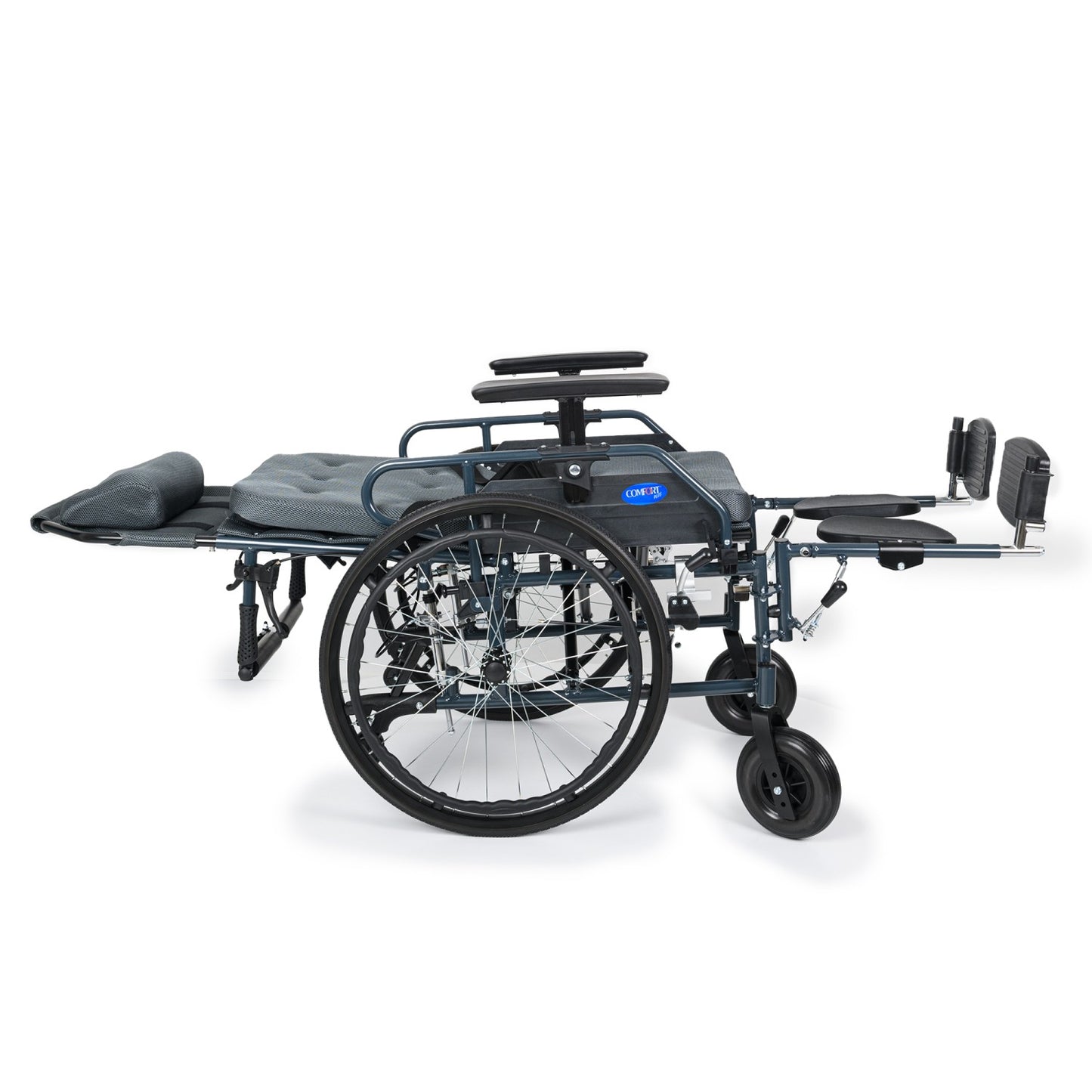 Comfort Plus KY954LGC-46 Lux Özellikli Tekerlekli Sandalye (Baş,Boyun Destekli)Baldır Destekli Ayaklar