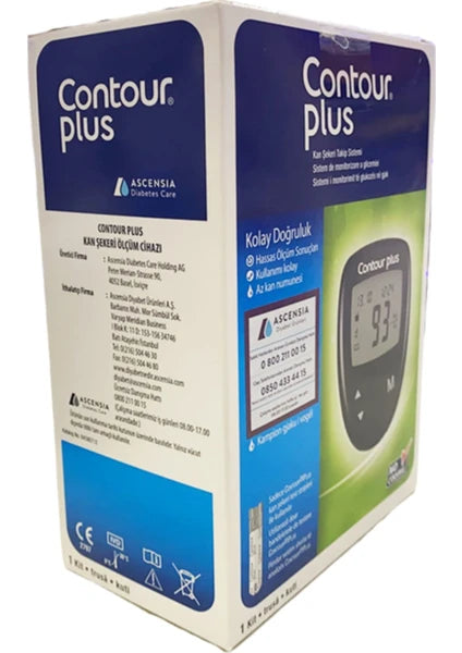 Contour Plus Elite Blood Glucose Meter + 150 Test Strips