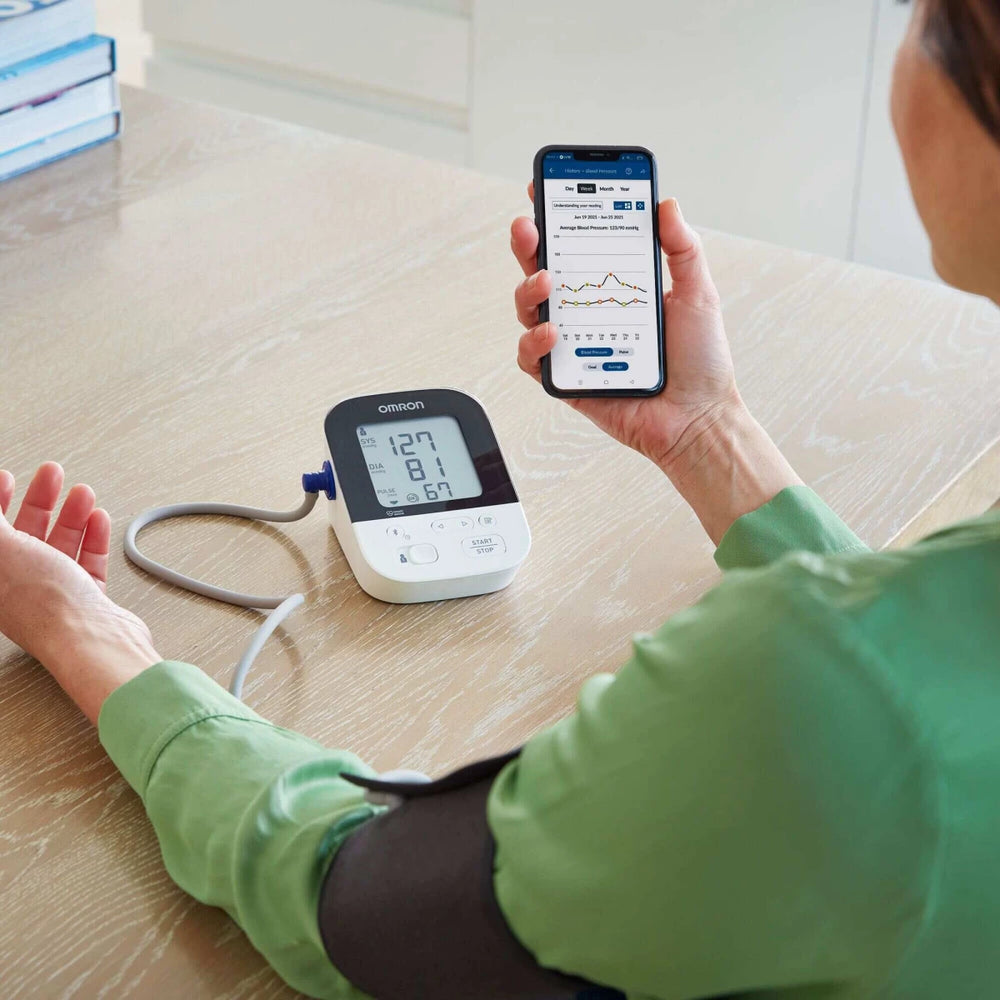 M4 Intelli IT HEM-7155T-EBK Blood Pressure Monitor 