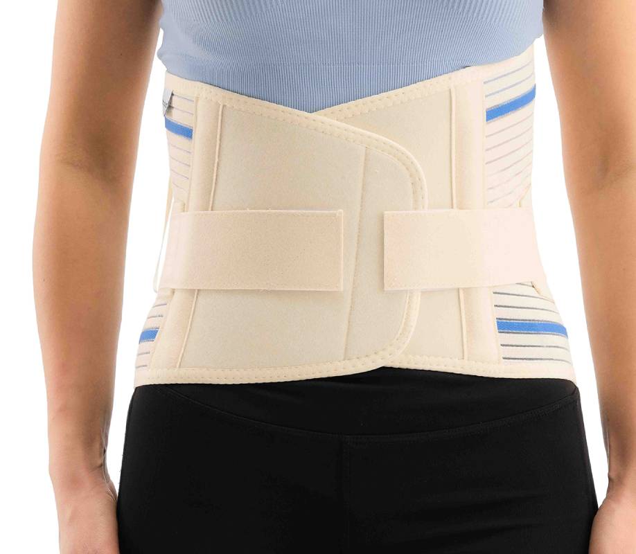 Lombosakral Çelİk Balenlİ Korse 26 Cm (Mİsİnelİ Kumaş)