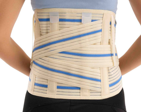 LUMBOSACRAL STEEL UNDERWIRE CORSET 26 CM SIZE FREE (FABRIC FABRIC)