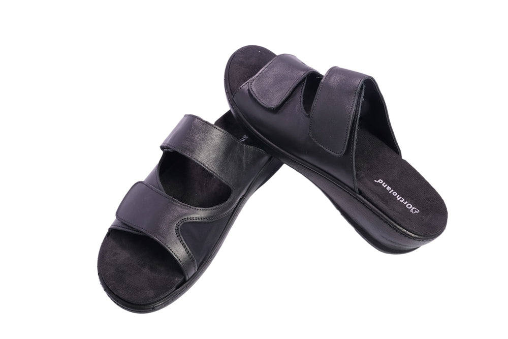 Demonte Hallux Valgus Terliği Bayan Siyah