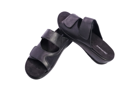 Demonte Hallux Valgus Terliği Bayan Siyah