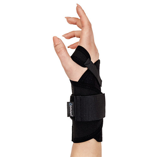 STATIC WRIST SPLINT UNSIZE BLACK (COTTON FABRIC)