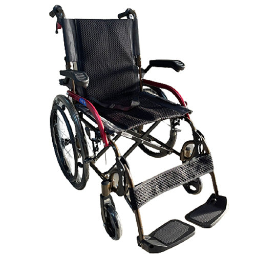 COMFORT PLUS GK86LAJ-2 JET BLACK ALÜMİNYUM TEKERLEKLİ SANDALYE