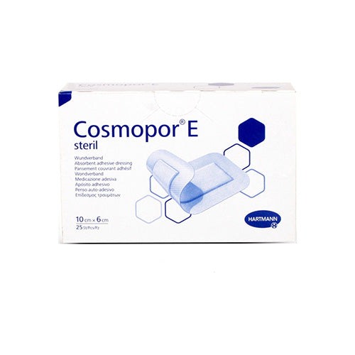 Hartmann Cosmopor E - Padded Wound Dressing 10X6 cm 25 Piece Box