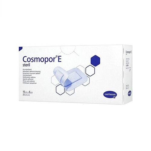 Hartmann Cosmopor E - Padded Wound Dressing 15x6 Cm 25 Piece Box