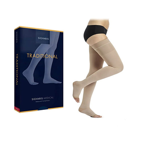 Tradational 504 Series | Up to the Groin Ccl3 Varicose Stockings 