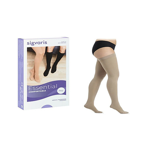 Comfortable Series Silicone Varicose Stockings Up to the Groin 