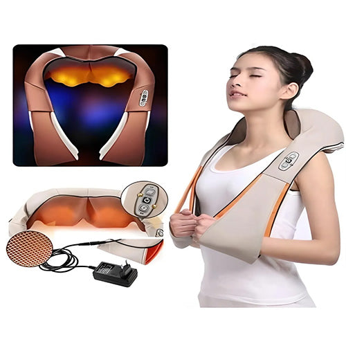 Heated Massager with Rub - For Neck - Back - Shoulder - Waist - Foot and Arm 